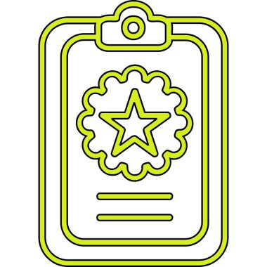 Yıldız simgesi. Taslak yıldız vektör işareti. izole edilmiş sınır çizgisi çizimi