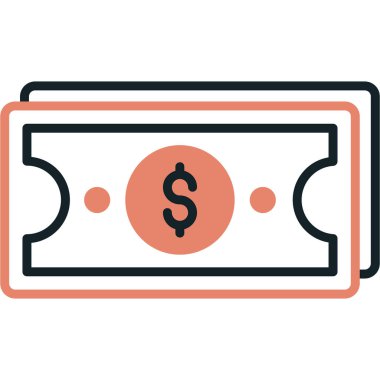 para vektörü düz renk simgesi