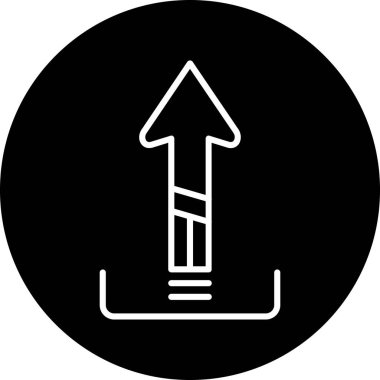 ok vektör simgesi işareti