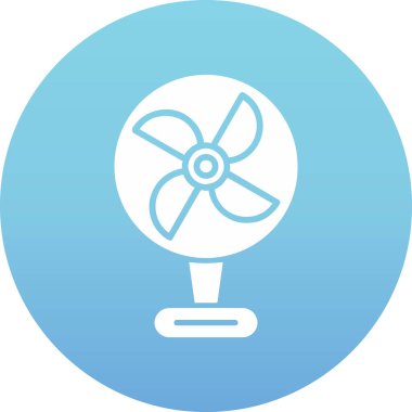 fan simgesi vektör illüstrasyonu.