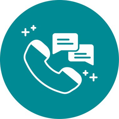 Vektör telefon simgesi, vektör illüstrasyonu