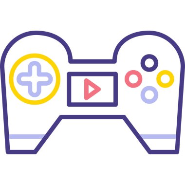 oyun simgesi, vektör illüstrasyonu