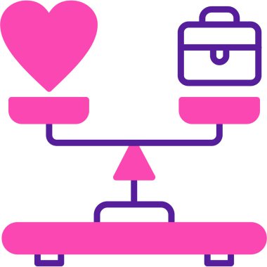 Aşk. Web simgesi basit illüstrasyon