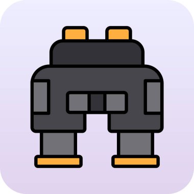 Çizgi film simgesinin vektör çizimi