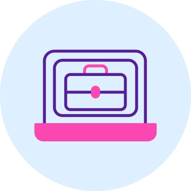 Bavul ikonu vektör çizimi. seyahat işareti