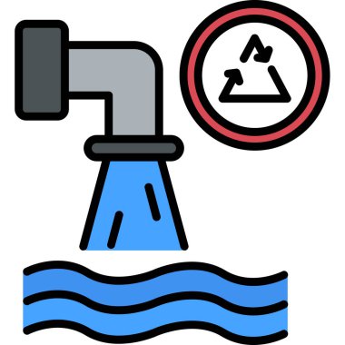 Kirlilik simgesi vektör illüstrasyonu