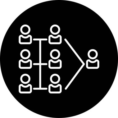 ağ simgesi. Web için ağ vektör simgesinin basit illüstrasyonu