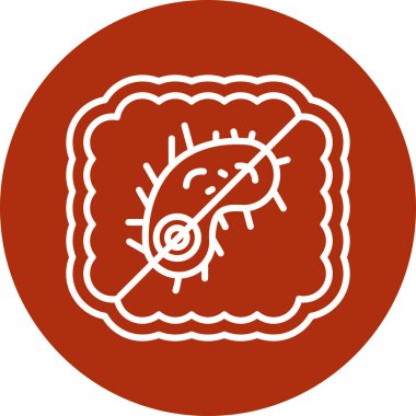 Virüs ikonu vektör illüstrasyonu