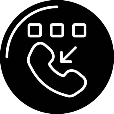 Çağrı. Web simgesi basit illüstrasyon