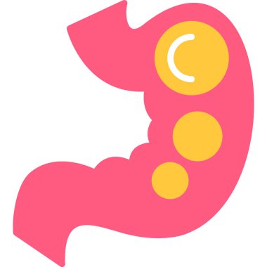 Midem. Web simgesi basit illüstrasyon