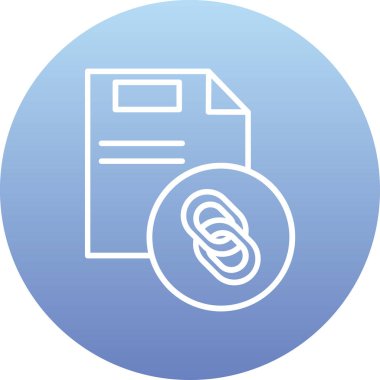 Dizin simgesinin vektör illüstrasyonu