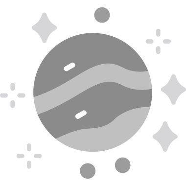 Astronomi galaksisi boşluk simgesi - özet biçimi