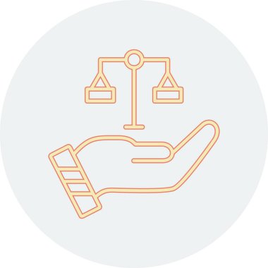 Modern simgenin vektör illüstrasyonu