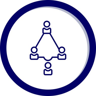 İnsan simgesinin vektör illüstrasyonu