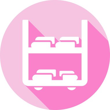 Bir kamyon simgesinin vektör çizimi