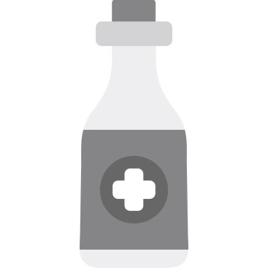 İlaç şişesi vektör simgesi