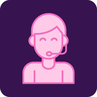 Avatar simgesi, vektör illüstrasyonu