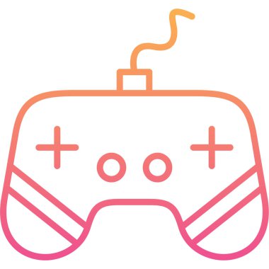 denetleyici joystick simgesi, vektör illüstrasyonu