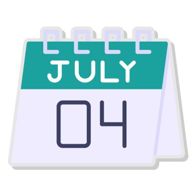 Temmuz 20 takvim simgesi