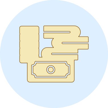 Bir b eksikliği simgesinin vektör çizimi