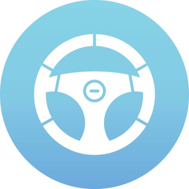 araba tekeri simgesi daire içinde