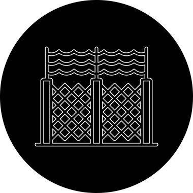 Modern b 'nin vektör illüstrasyonu eksik simgesi