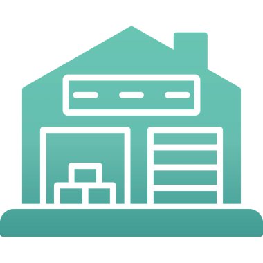 bina simgesi, vektör illüstrasyonu