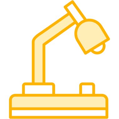 Ampul. Web simgesi basit illüstrasyon