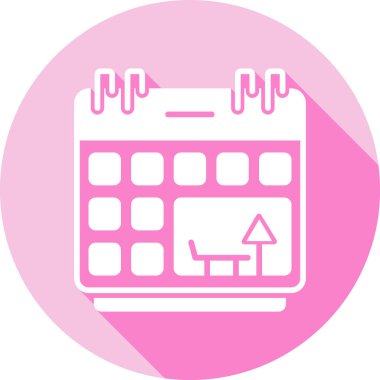 Takvimin vektör simgesi