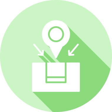 harita konumu simgesi ana hat biçiminde