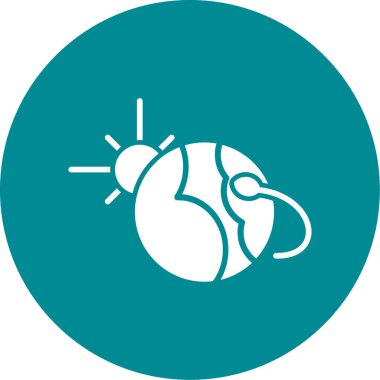 Bir simgenin vektör illüstrasyonu