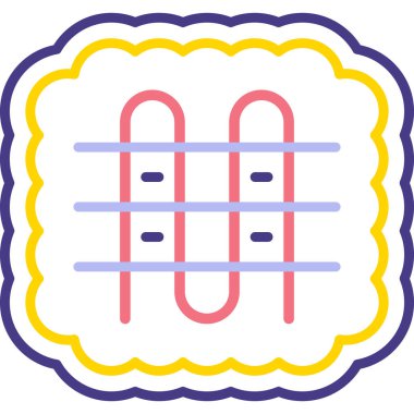 Takvim simgesi vektör illüstrasyonu