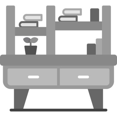 mobilya düz vektör simgesi