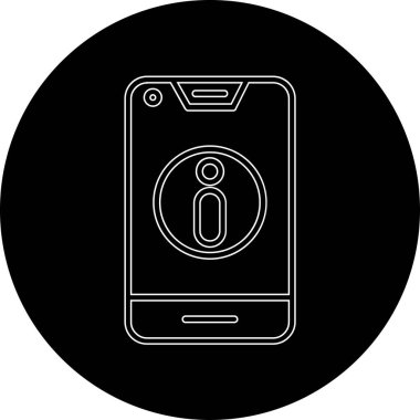 Hareket eden telefon vektör simgesi