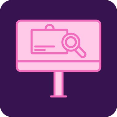 seo modern simgesinin vektör illüstrasyonu