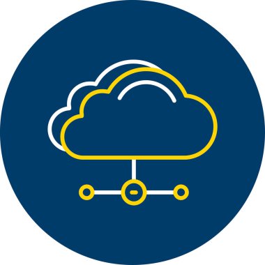 vektör Bulut simgesi illüstrasyonu