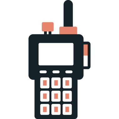 radyo uzaktan kontrol simgesi, düz biçim