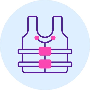 Spor salonu. Web simgesi basit illüstrasyon