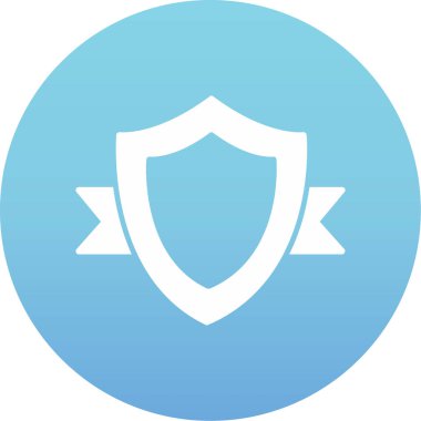 Web simgesi, vektör çizim kalkan