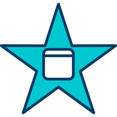 Basit ve minimalist vektör kalın arayüz vektör simgesi