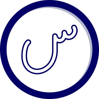 Bir at nalı simgesinin vektör çizimi