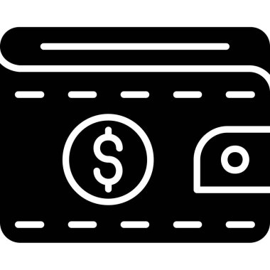 Para için. Web simgesi basit illüstrasyon