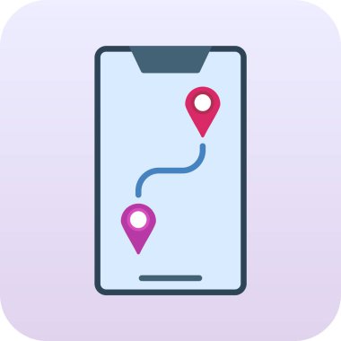 Navigasyon. Web simgesi basit illüstrasyon