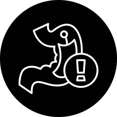 Modern bir simgenin vektör illüstrasyonu