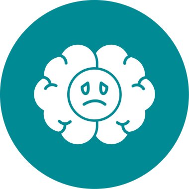 Bir çiçek simgesinin vektör illüstrasyonu