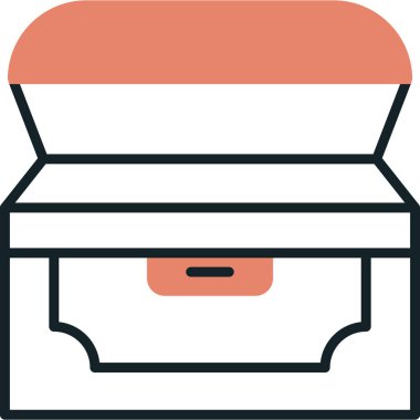 kutu teslim paketi simgesi - taslak biçimi