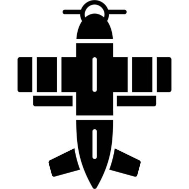 Askeri helikopter simgesi, basit tarzı