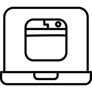 Kamera simgesi. Basit tasarım