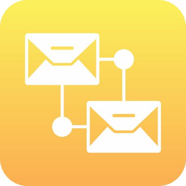 Posta simgesinin vektör illüstrasyonu