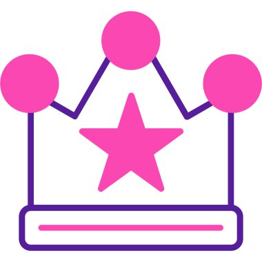 Yıldız. Web simgesi basit illüstrasyon